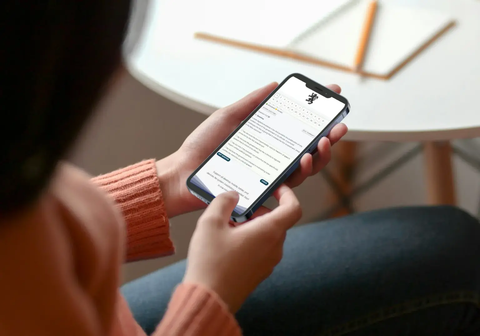 Veterinary Exam mobile study experience preview